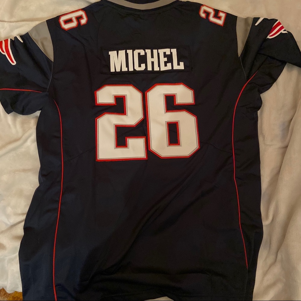 New England Patriots NFL 100 Michel Jersey